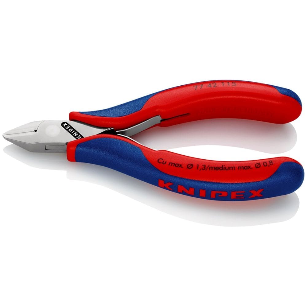 KNIPEX 77 42 115 Elektronica-zijsnijtang met meer-componentengrepen 115 mm-0