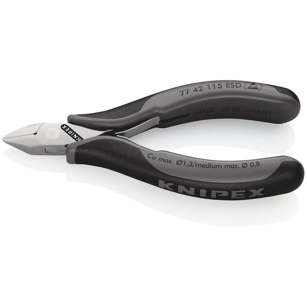 KNIPEX 77 42 115 ESD Elektronica-zijsnijtangen ESD met meer-componentengrepen 115 mm-0