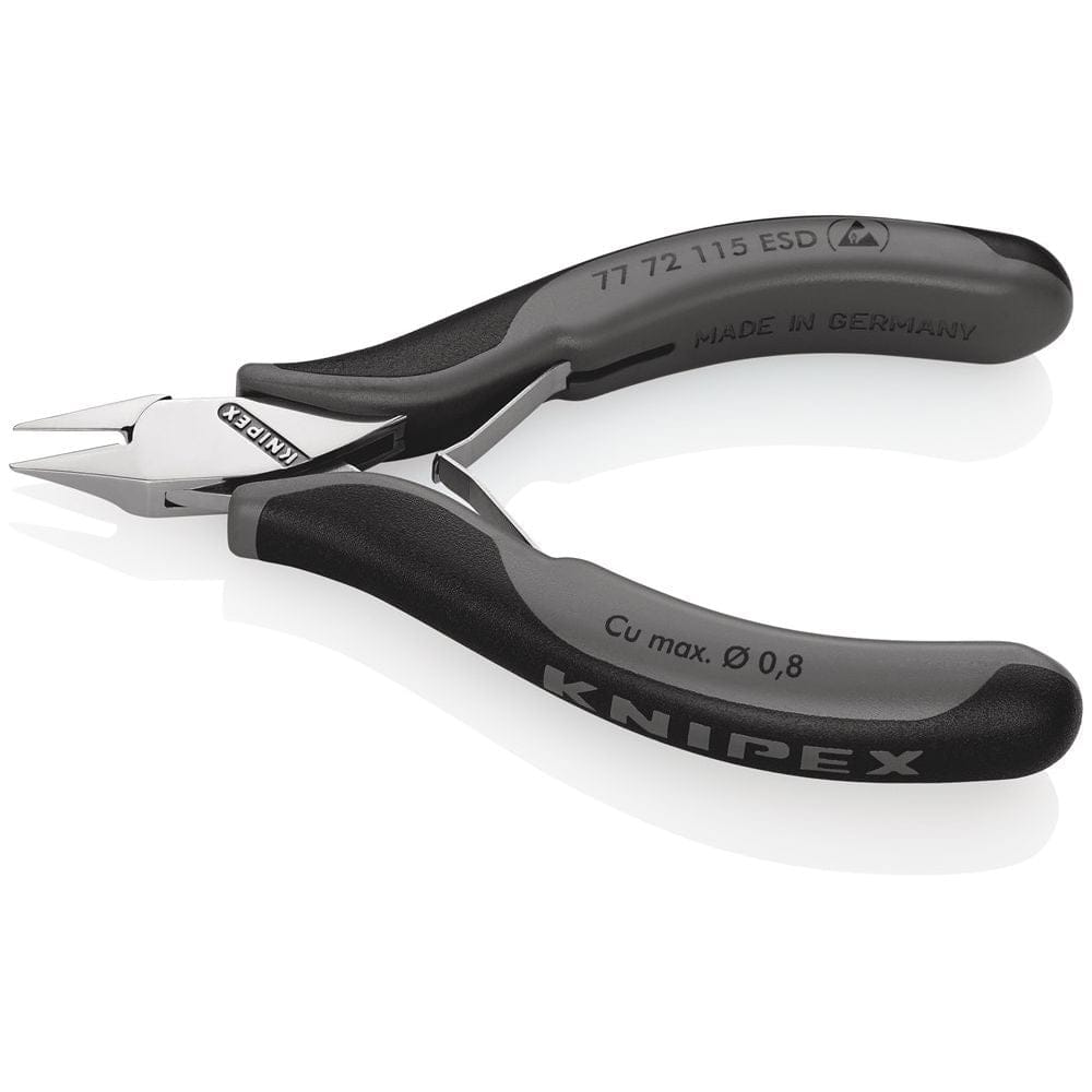 KNIPEX 77 72 115 ESD Elektronica-zijsnijtangen ESD met meer-componentengrepen 115 mm-1