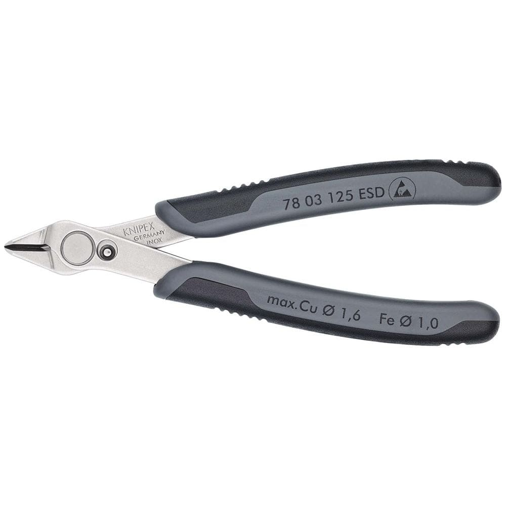 KNIPEX 78 03 125 ESD Electronic Super Knips® ESD met meer-componentengrepen 125 mm-0