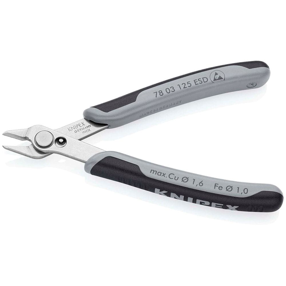 KNIPEX 78 03 125 ESD Electronic Super Knips® ESD met meer-componentengrepen 125 mm-2