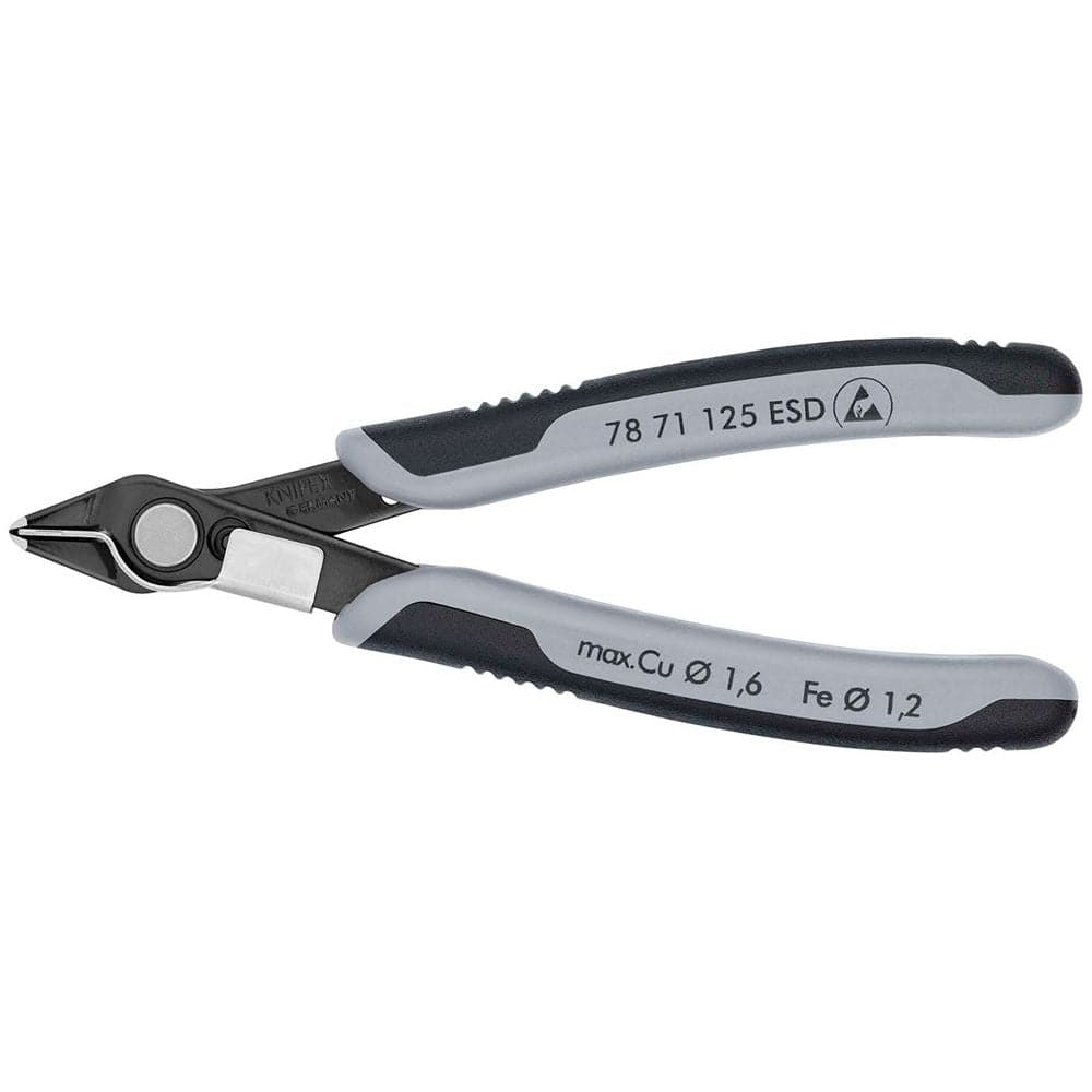 KNIPEX 78 71 125 ESD Electronic Super Knips® ESD met meer-componentengrepen gebruineerd 125 mm-0