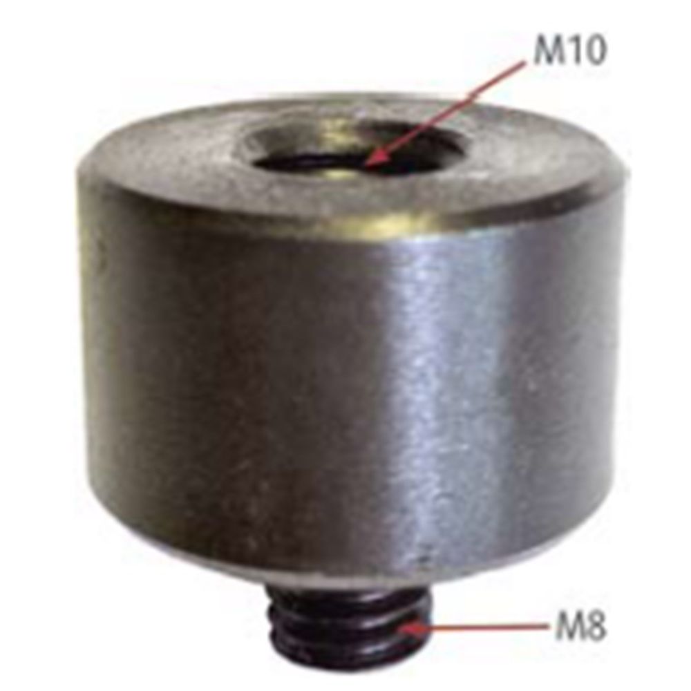 Adapter met draad M8 tot M10-0