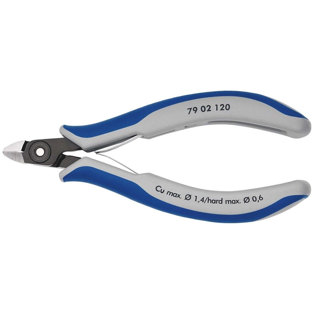 KNIPEX 79 02 120 Precisie elektronica-zijsnijtang met meer-componentengrepen gebruineerd 120 mm-0