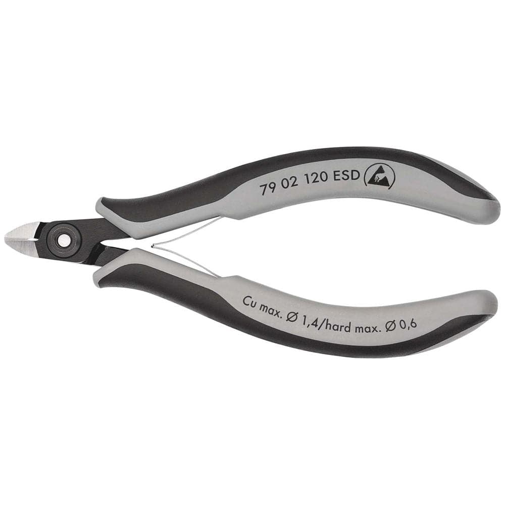 KNIPEX 79 02 120 ESD Precisie elektronica-zijsnijtang ESD met meer-componentengrepen gebruineerd 120-0