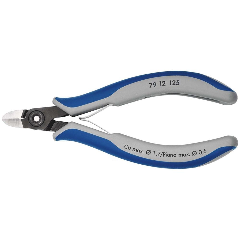 KNIPEX 79 12 125 Precisie elektronica-zijsnijtang met meer-componentengrepen gebruineerd 125 mm-0