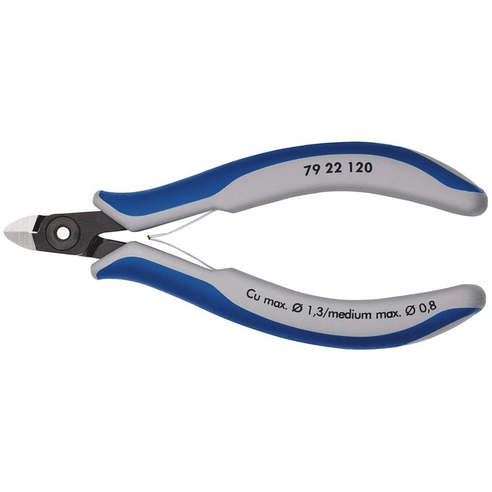 KNIPEX 79 22 120 Precisie elektronica-zijsnijtang met meer-componentengrepen gebruineerd 120 mm-0