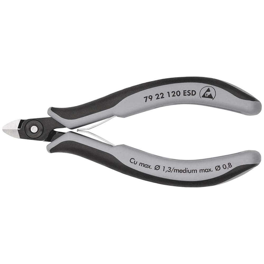 KNIPEX 79 22 120 ESD Precisie elektronica-zijsnijtang ESD met meer-componentengrepen gebruineerd 120-0