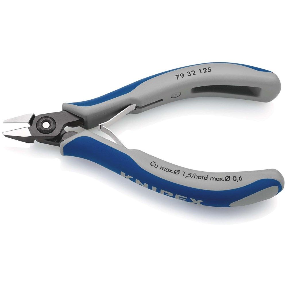 KNIPEX 79 32 125 Precisie elektronica-zijsnijtang met meer-componentengrepen gebruineerd 125 mm-2
