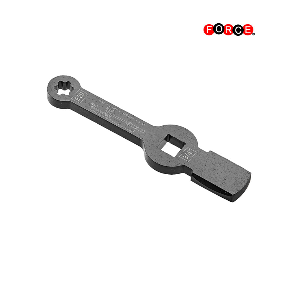 Speciale sleutel voor remklauwschroefverbinding 3/4"DR. E24