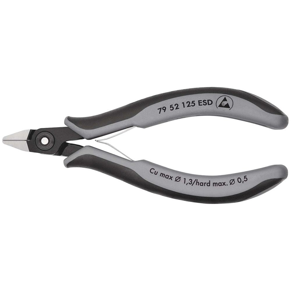 KNIPEX 79 52 125 ESD Precisie elektronica-zijsnijtang ESD met meer-componentengrepen gebruineerd 125-0