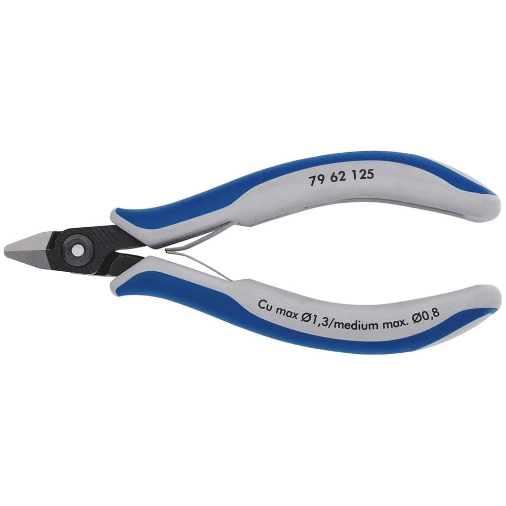 KNIPEX 79 62 125 Precisie elektronica-zijsnijtang met meer-componentengrepen gebruineerd 125 mm-0