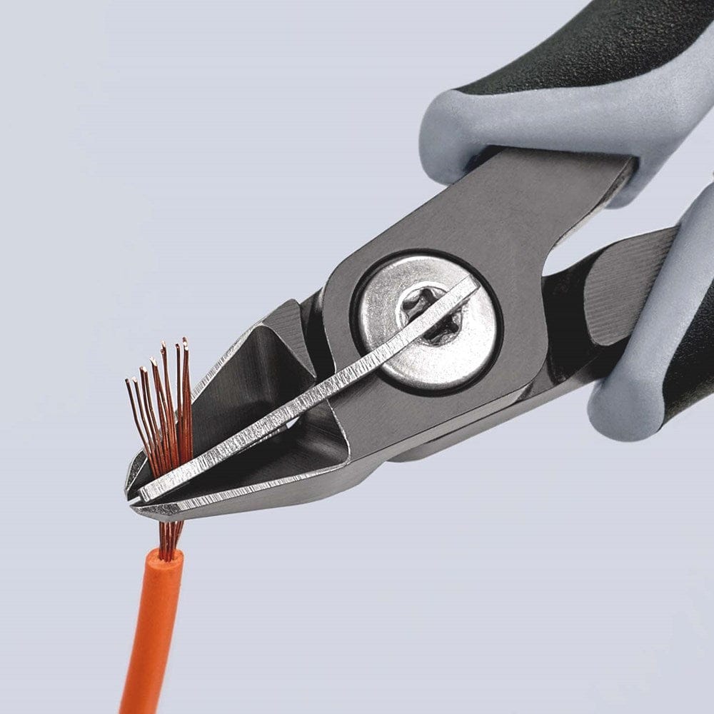 KNIPEX 79 62 125 ESD Precisie elektronica-zijsnijtang ESD met meer-componentengrepen gebruineerd 125-3