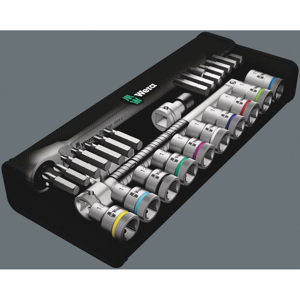 8100 SC 8 ZYKLOP METAL-RATELSET, OMSCHAKELPAL, 1/2"-AANDRIJVING, METRISCH , 28-DELIG-9