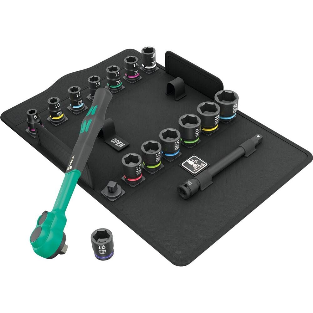 8100 SB 12 Zyklop Comfort ratelset, omschakelpal, 3/8" aandrijving, metrisch-0