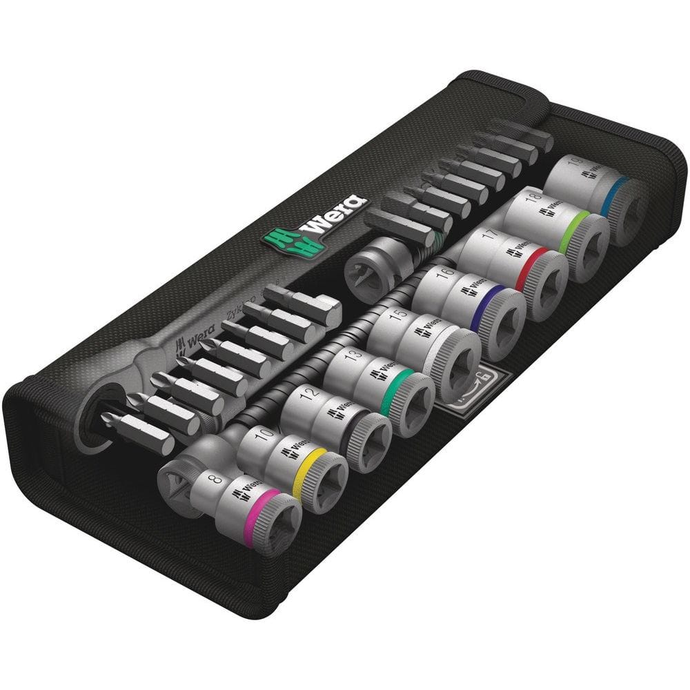 8100 SB 8 ZYKLOP METAL-RATELSET, OMSCHAKELPAL, 3/8"-AANDRIJVING, METRISCH , 29-DELIG-2