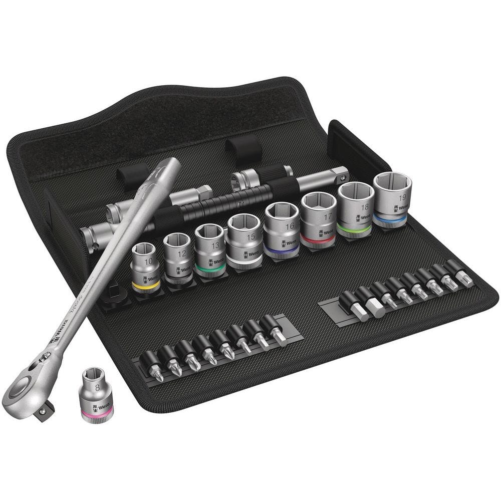 8100 SB 8 ZYKLOP METAL-RATELSET, OMSCHAKELPAL, 3/8"-AANDRIJVING, METRISCH , 29-DELIG-0