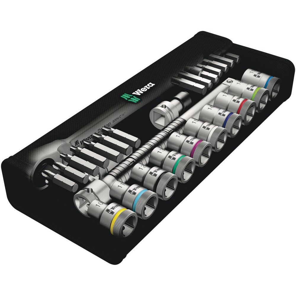 8100 SC 8 ZYKLOP METAL-RATELSET, OMSCHAKELPAL, 1/2"-AANDRIJVING, METRISCH , 28-DELIG-2