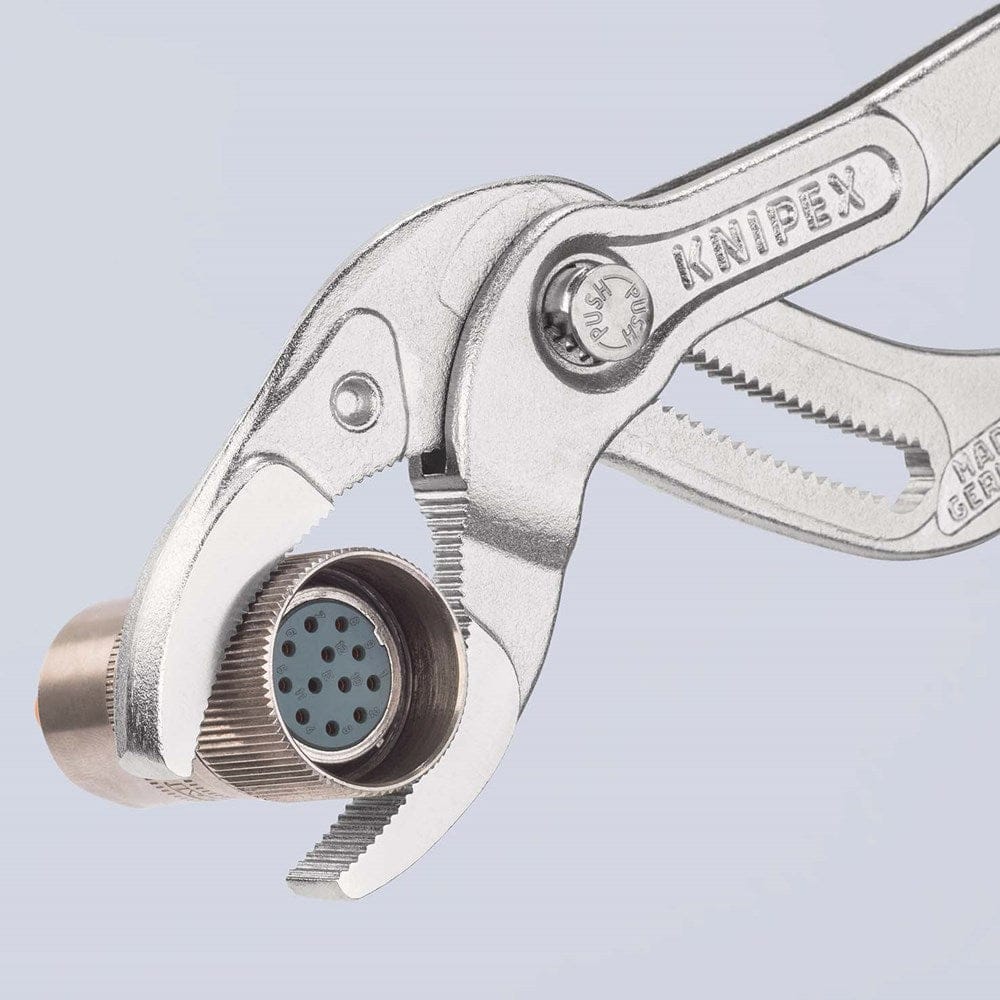 KNIPEX 81 03 250 Sifon- en connectorentang met anti-slip kunststof bekleed verchroomd 250 mm-6