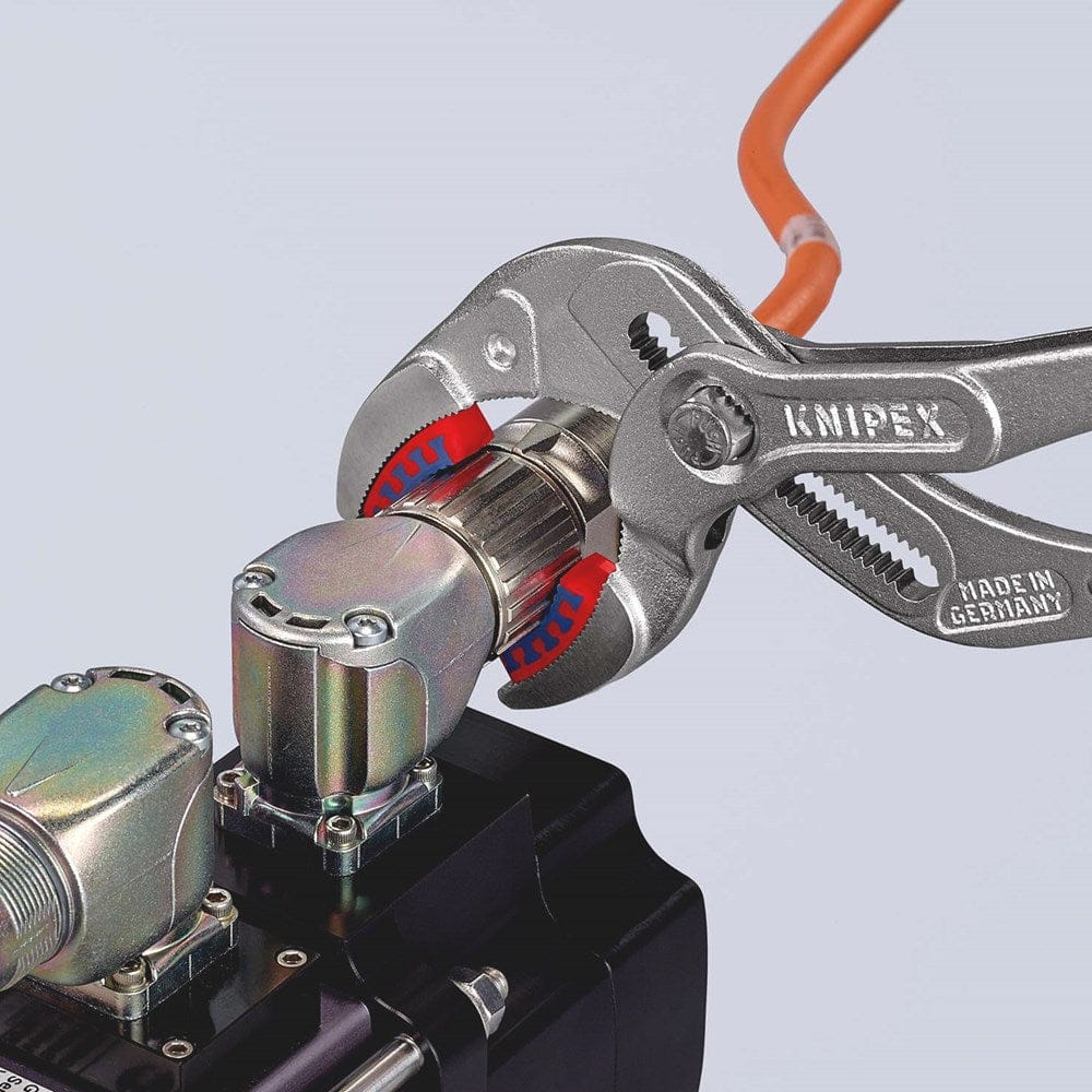 KNIPEX 81 13 250 Sifon- en connectorentang met anti-slip kunststof bekleed verchroomd 250 mm-3