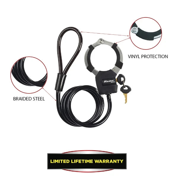 MasterLock Kabelslot Street Cuff 1m x O8mm