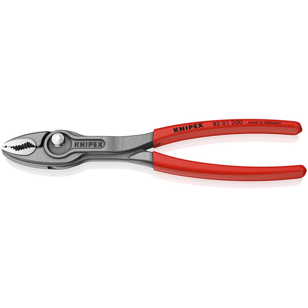 KNIPEX 82 01 200 TwinGrip Verstelbare grijptang met anti-slip kunststof bekleed zwart geatramenteerd-0