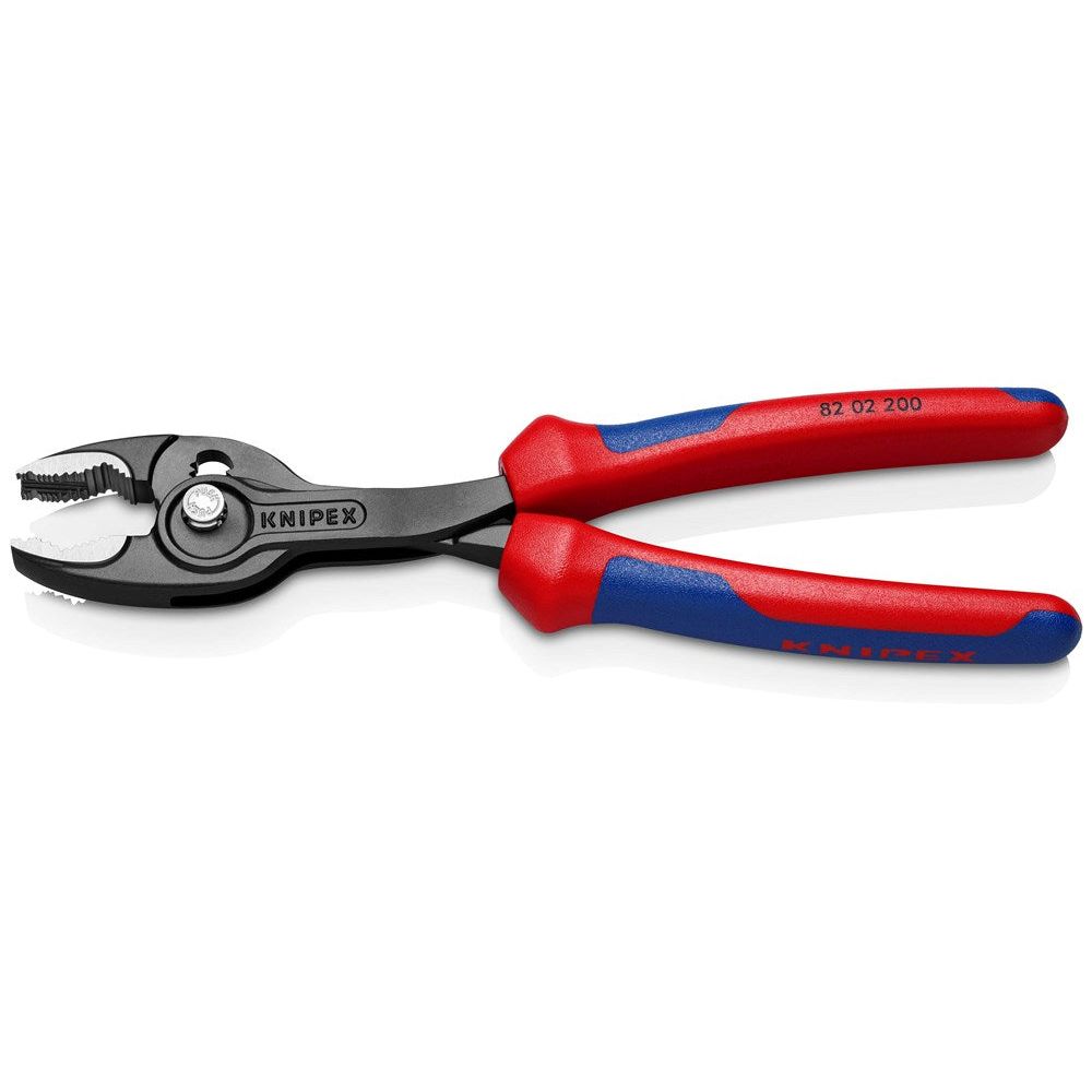 KNIPEX 82 02 200 TwinGrip Verstelbare grijptang met meer-componentengrepen zwart geatramenteerd 200-3