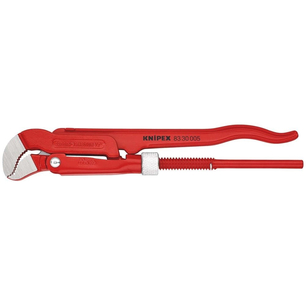 KNIPEX 83 30 005 Pijptang S-vormig rood poedergecoat 245 mm-1
