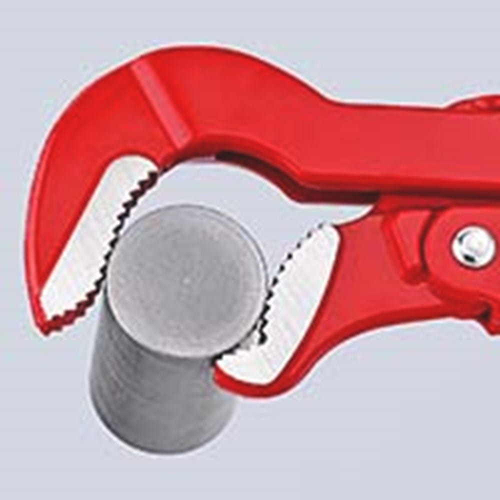 KNIPEX 83 30 015 Pijptang S-vormig rood poedergecoat 420 mm-4