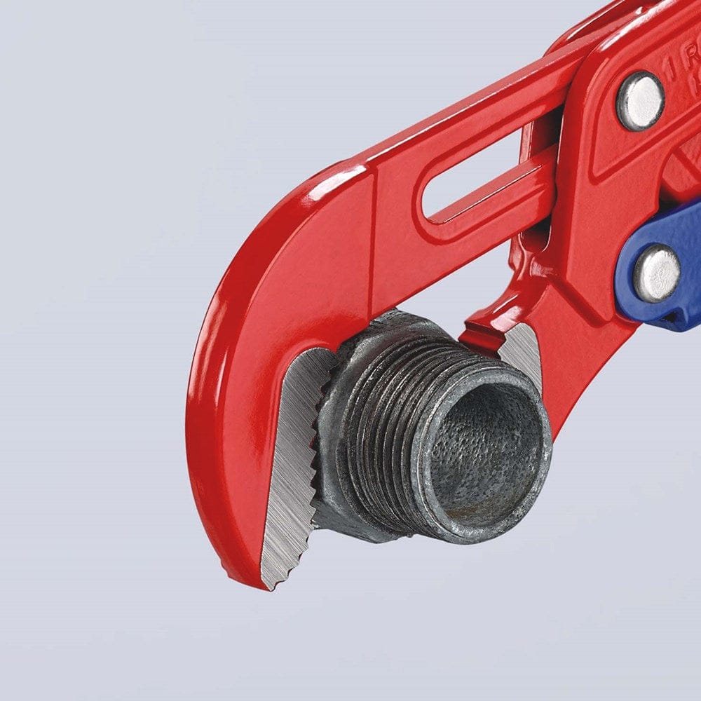 KNIPEX 83 60 010 Pijptang S-vormig met snelle instelling rood poedergecoat 330 mm-4
