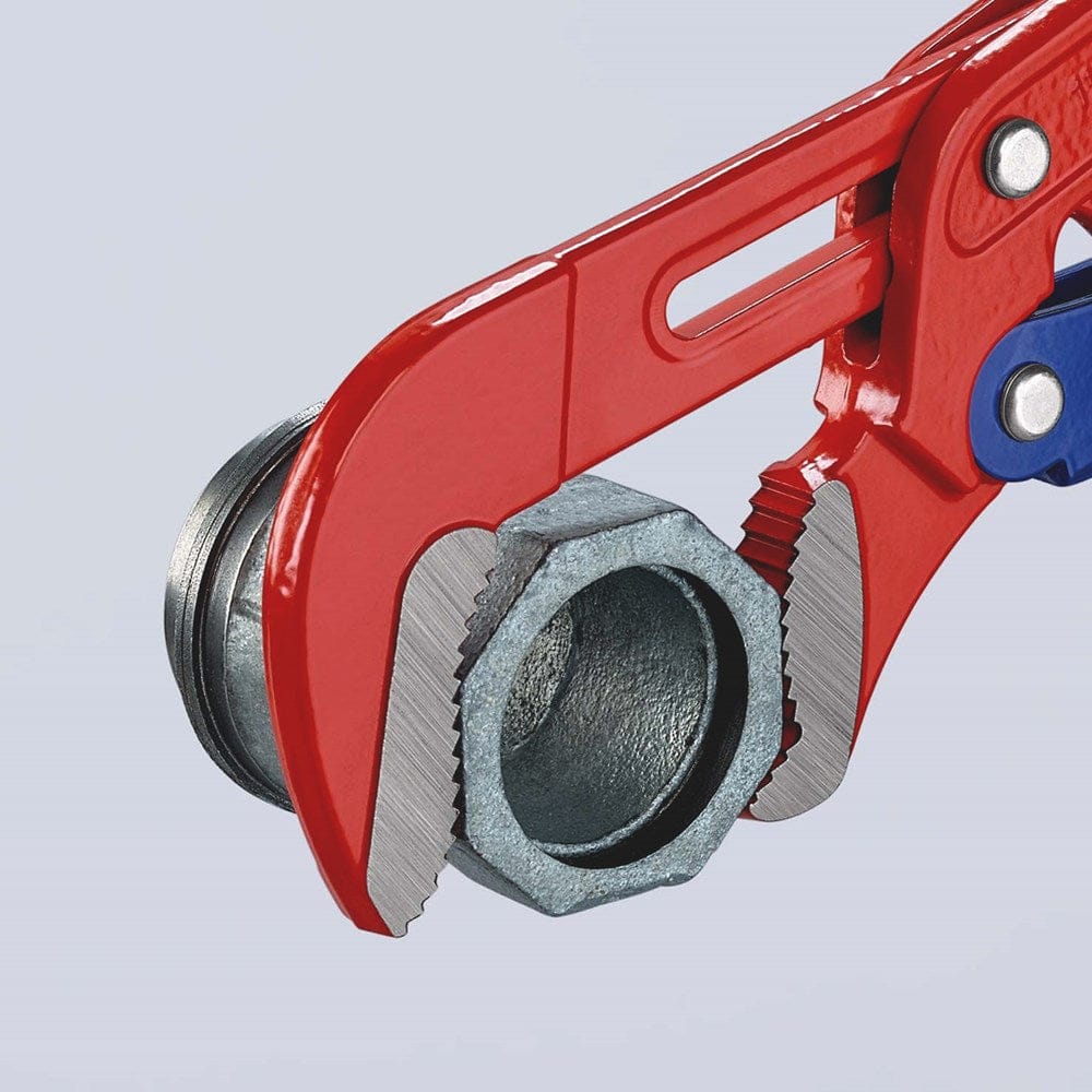 KNIPEX 83 60 015 Pijptang S-vormig met snelle instelling rood poedergecoat 420 mm-4