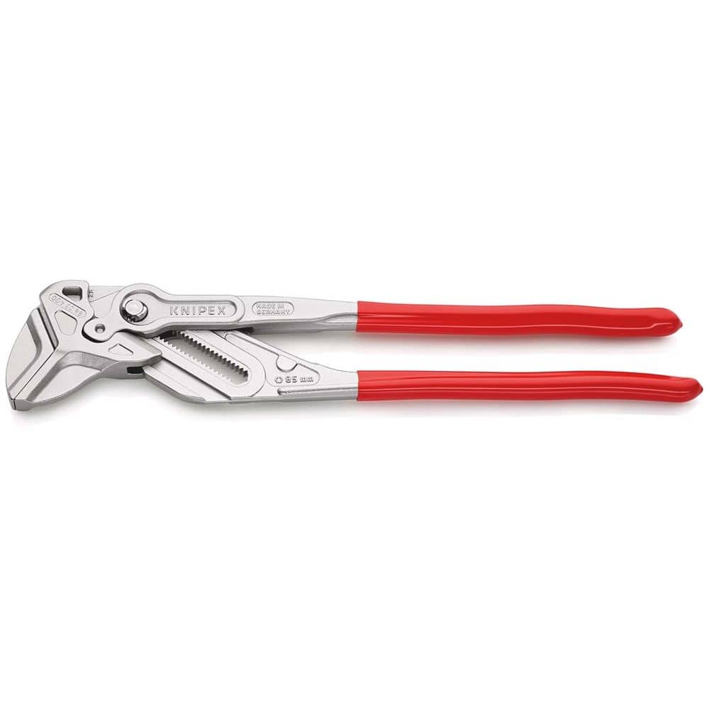 KNIPEX 86 03 400 Sleuteltang XL tang en schroefsleutel in één gereedschap met kunststof bekleed verc-0