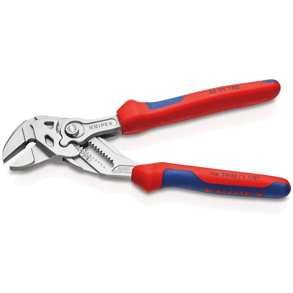 KNIPEX 86 05 180 Sleuteltang tang en schroefsleutel in één gereedschap met meer-componentengrepen ve-2