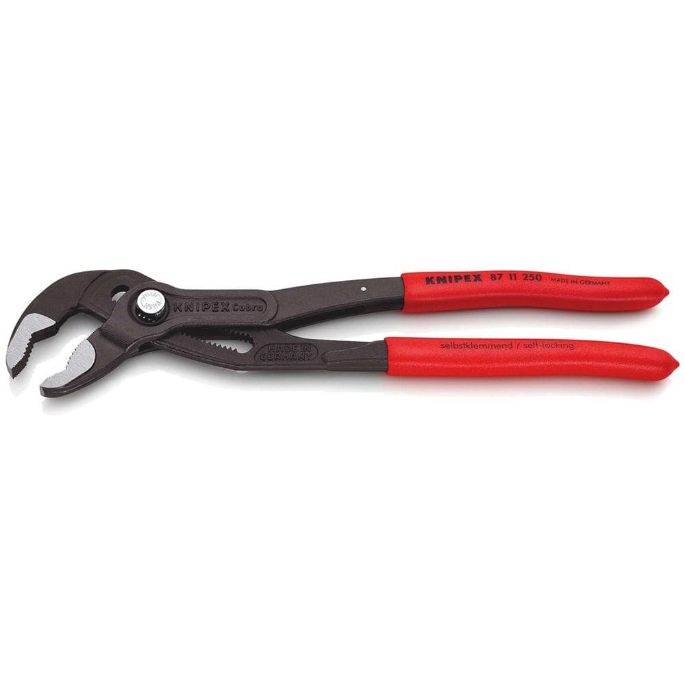 KNIPEX 87 11 250 Cobra®...matic Waterpomptang met anti-slip kunststof bekleed grijs geatramenteerd 2-2