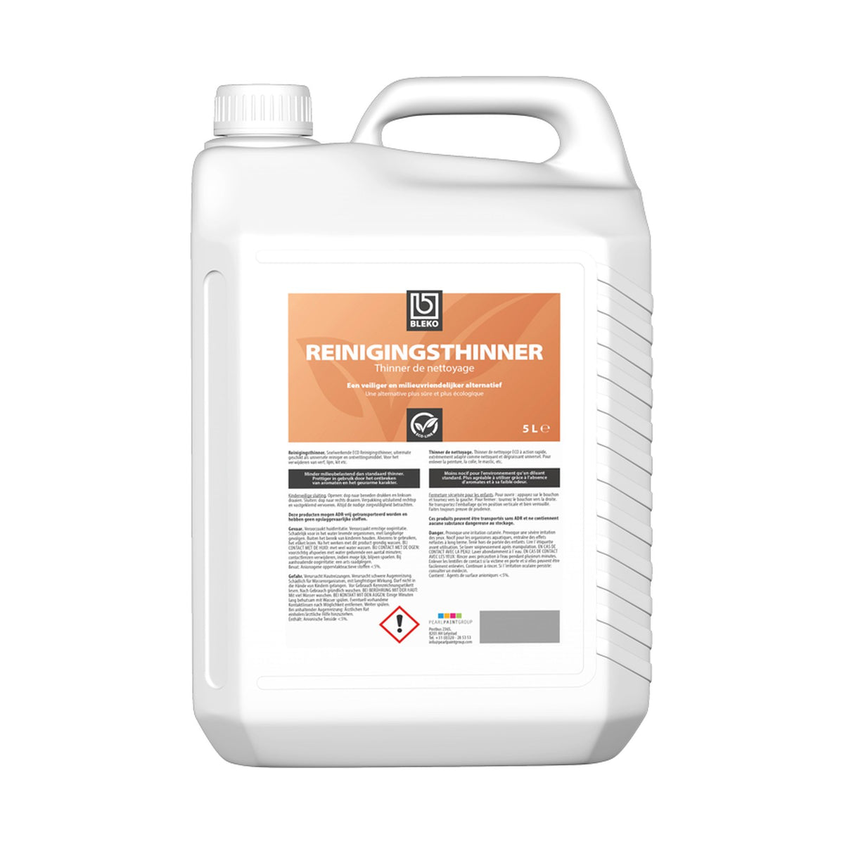 Bleko Reinigingsthinner ECO 5 liter – EAN 8711418030931