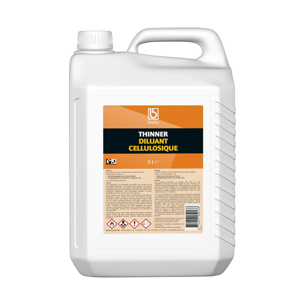Bleko Thinner 5 liter – EAN 8712457050133