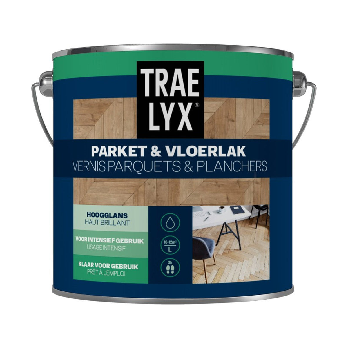 Trae Lyx Parket- & Vloerlak Hoogglans 2,5 liter – EAN 8712576101495