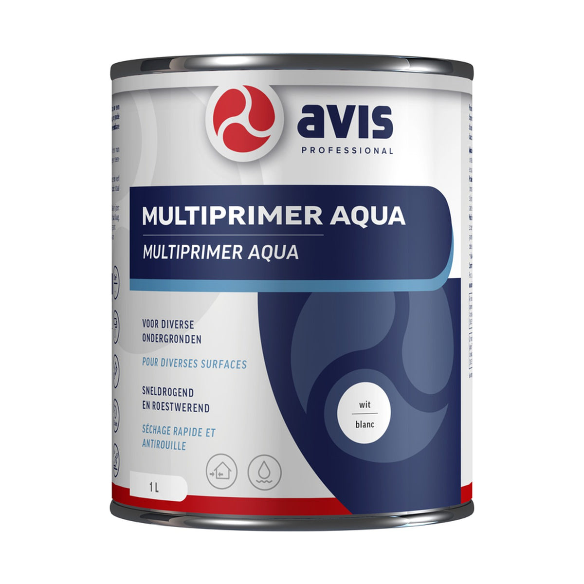 Avis Multiprimer Aqua Wit 1 liter – EAN 8712576105868