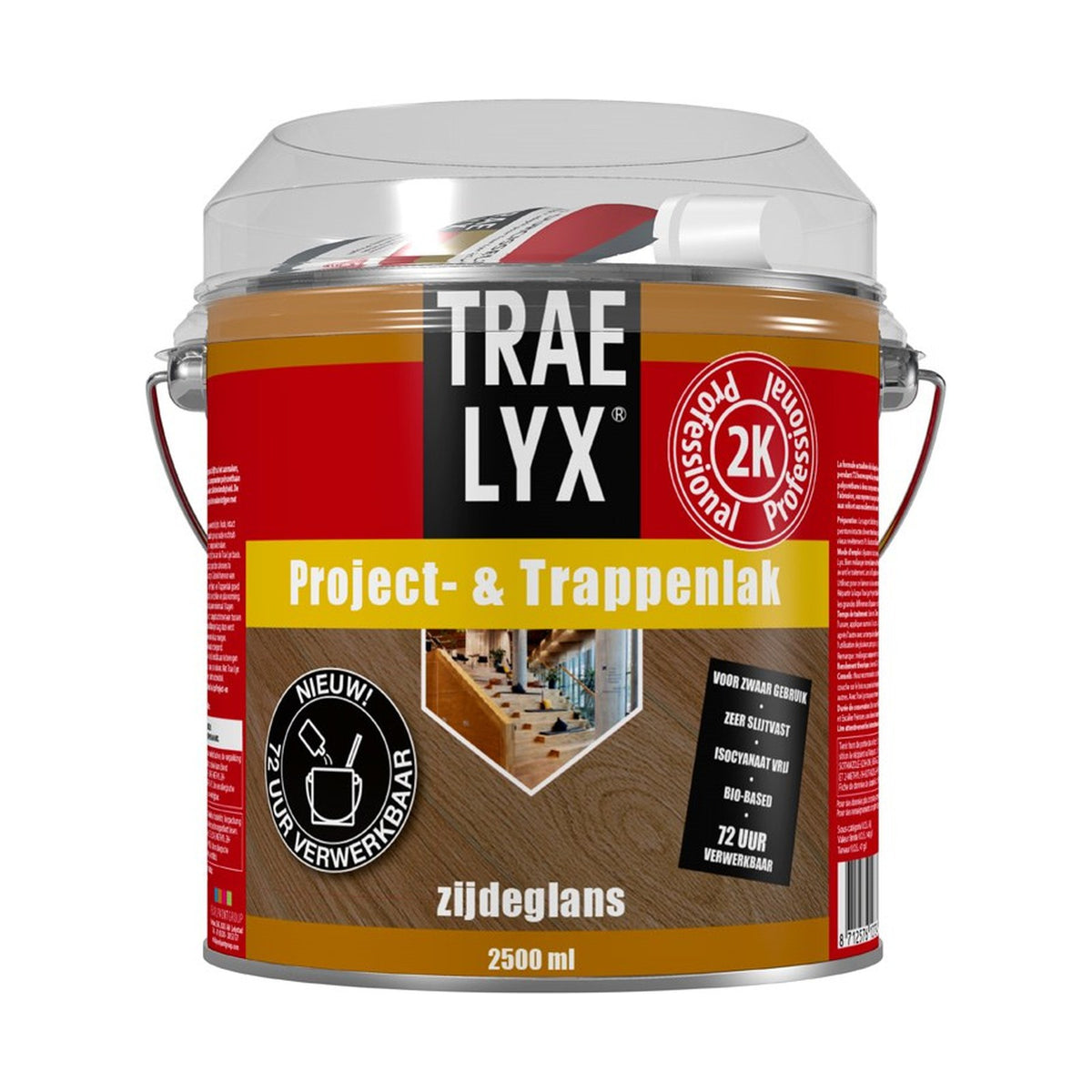 Trae Lyx Project- & Trappenlak Zijdeglans 2,5 liter – EAN 8712576107343