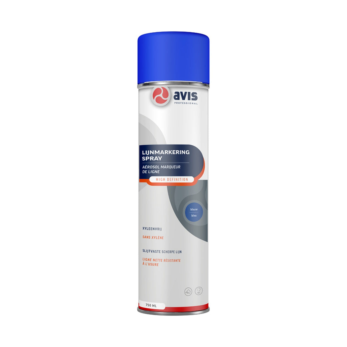 Avis Lijnmarkering Spray Blauw 750 ml – EAN 8712576108432