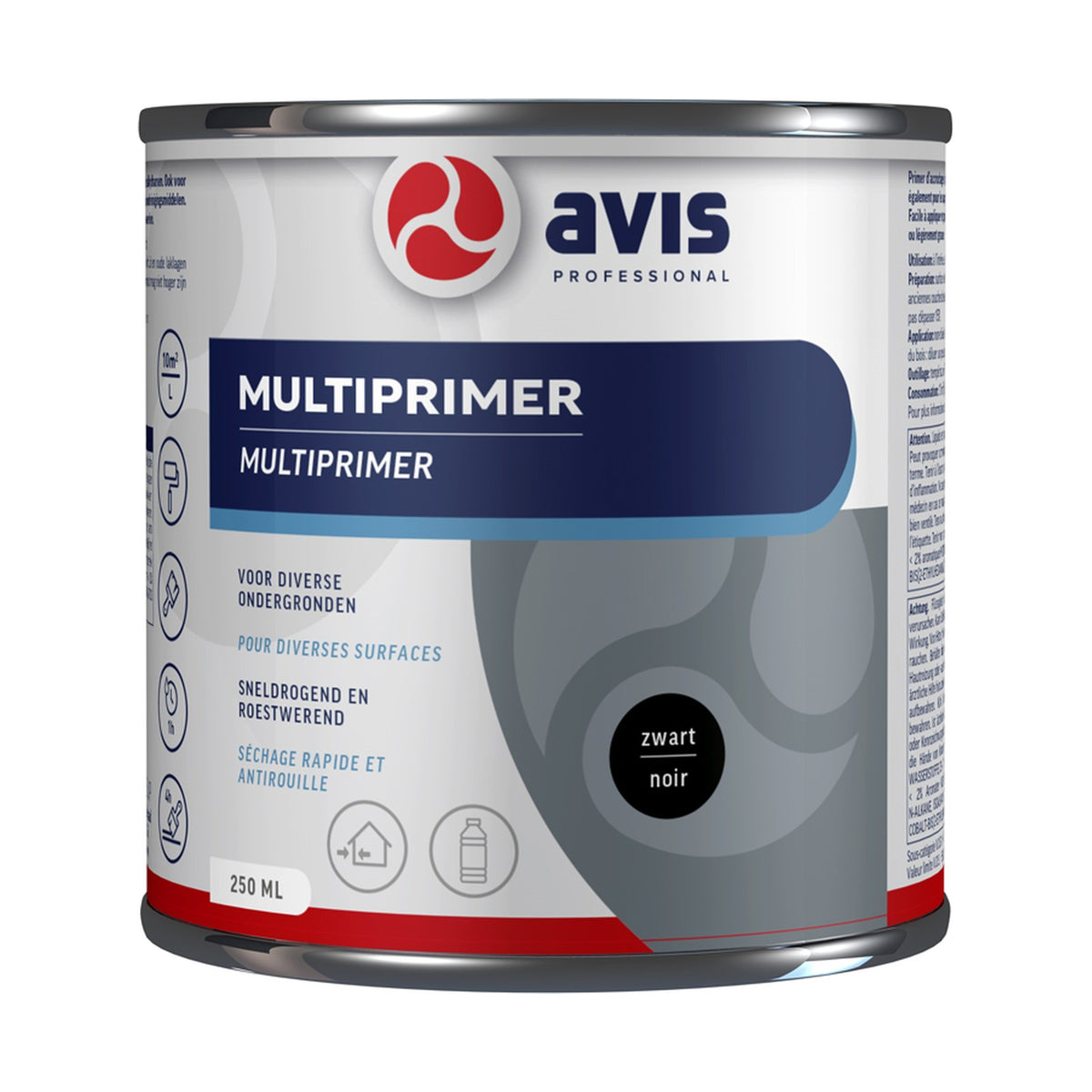 Avis Multiprimer Zwart 250 ml – EAN 8712576109934