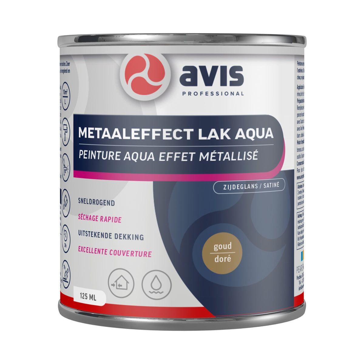 Avis Metaaleffect Lak Aqua Goud 125 ml – EAN 8712576302427