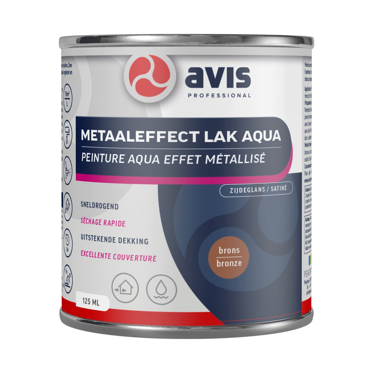 Avis Metaaleffect Lak Aqua Brons 125 ml – EAN 8712576302434