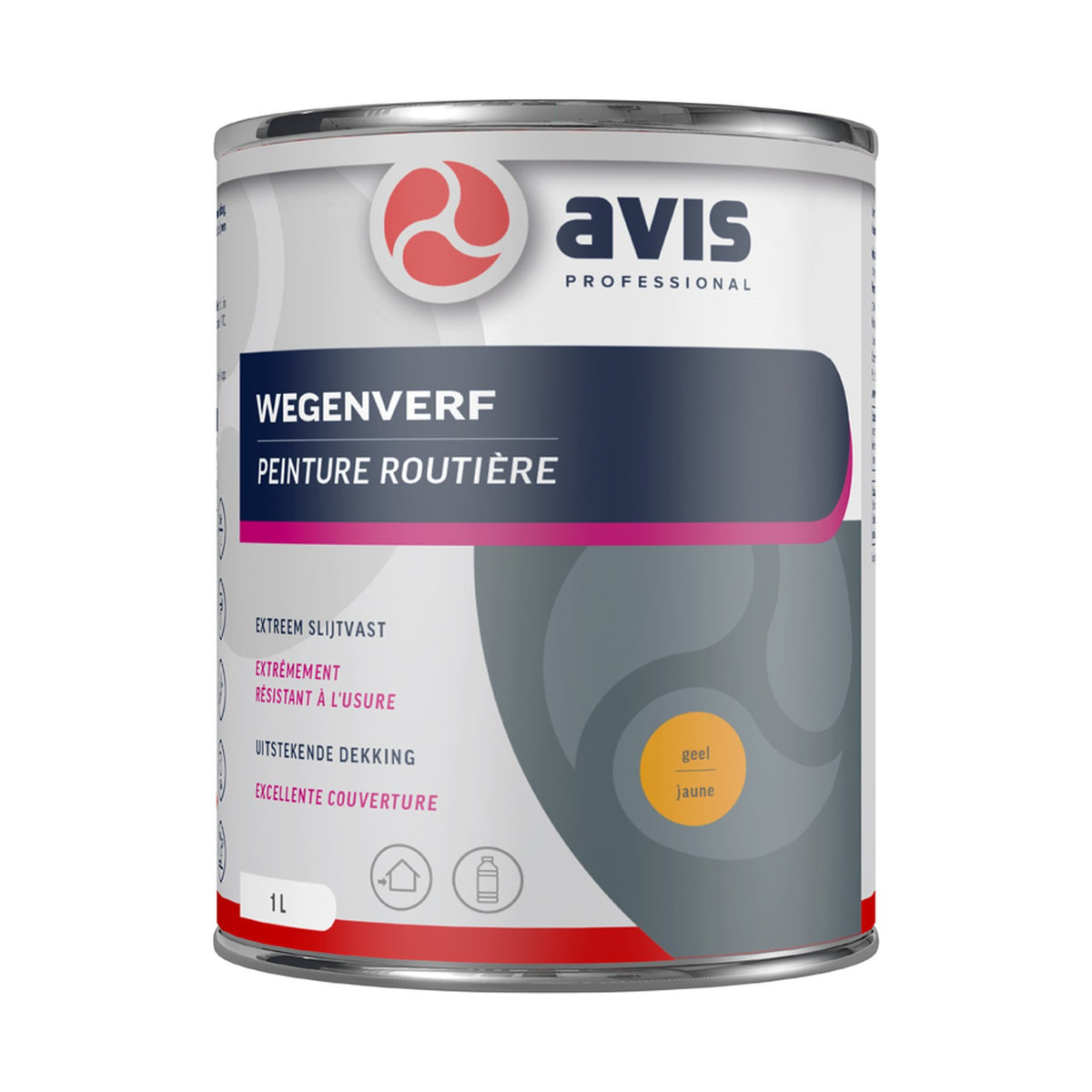 Avis Wegenverf Geel 1 liter – EAN 8712576302458