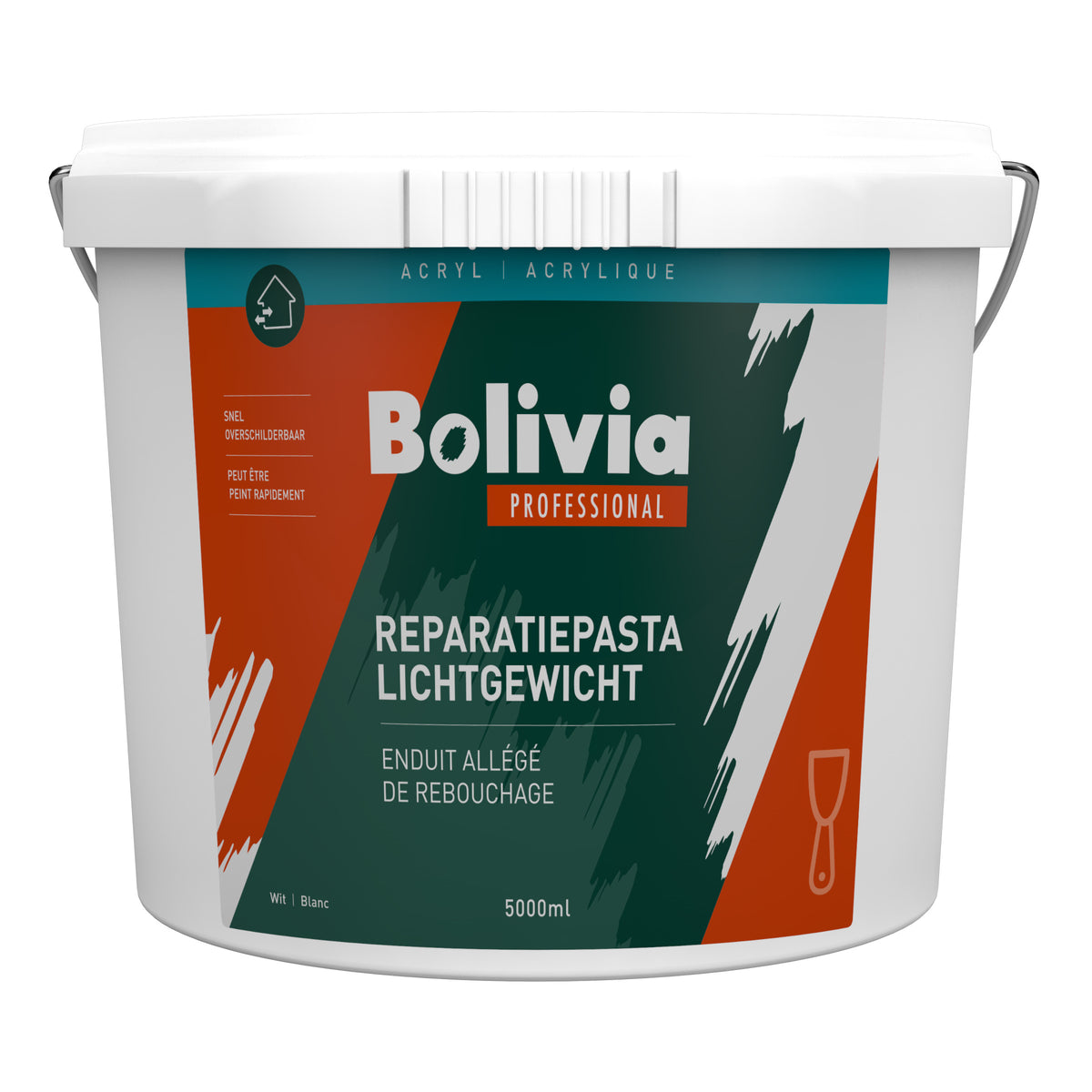 Bolivia Reparatiepasta Licht 5 liter – EAN 8712576303370