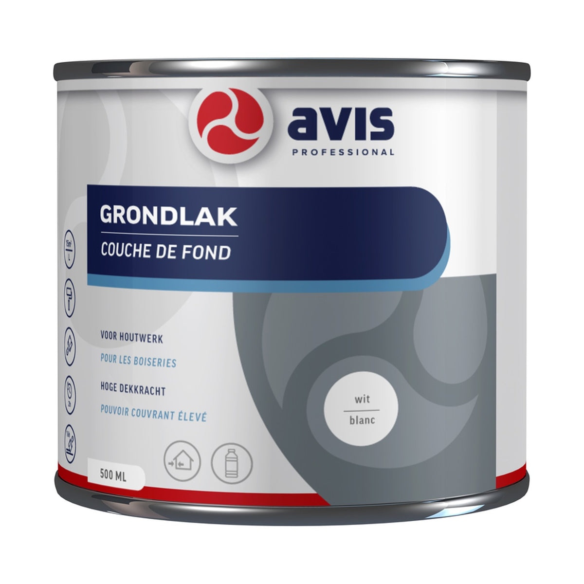 Avis Grondlak Wit 500 ml – EAN 8712576303950