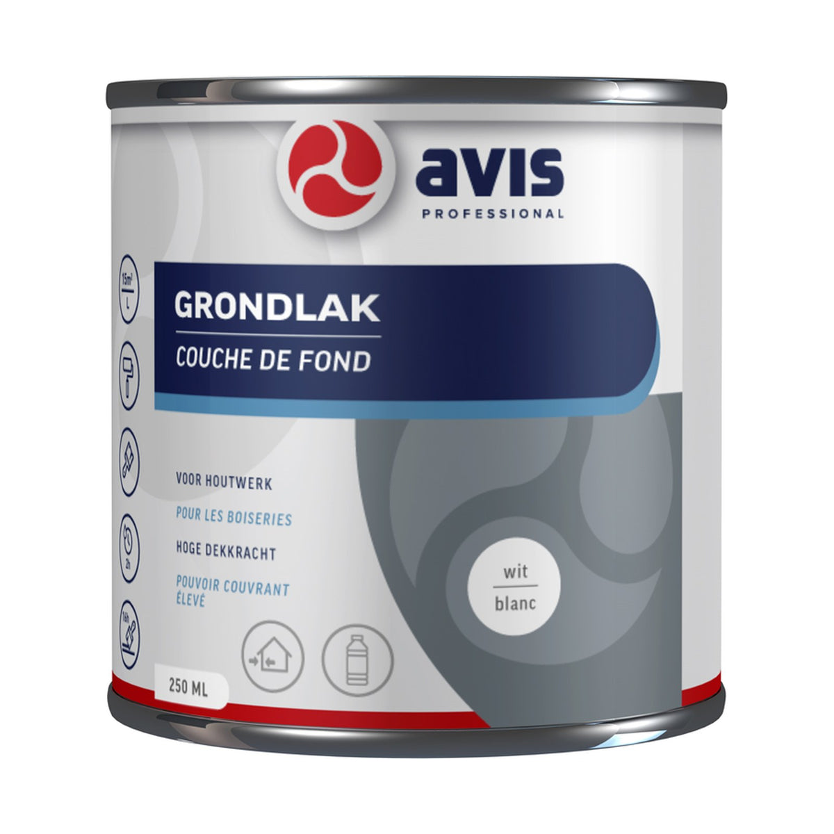 Avis Grondlak Wit 250 ml – EAN 8712576303974