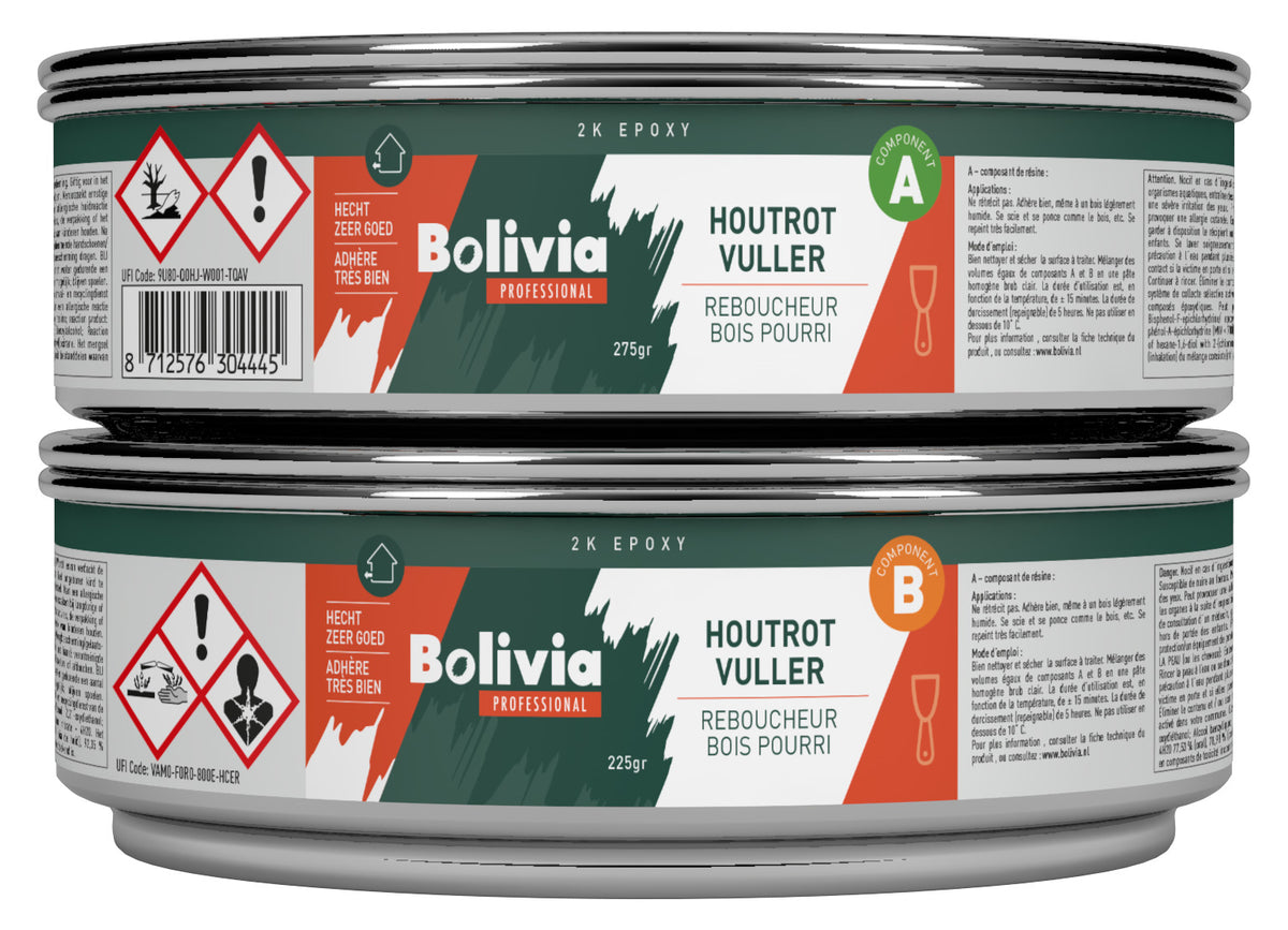 Bolivia Houtrotvuller Epoxy Set 500 g – EAN 8712576304445