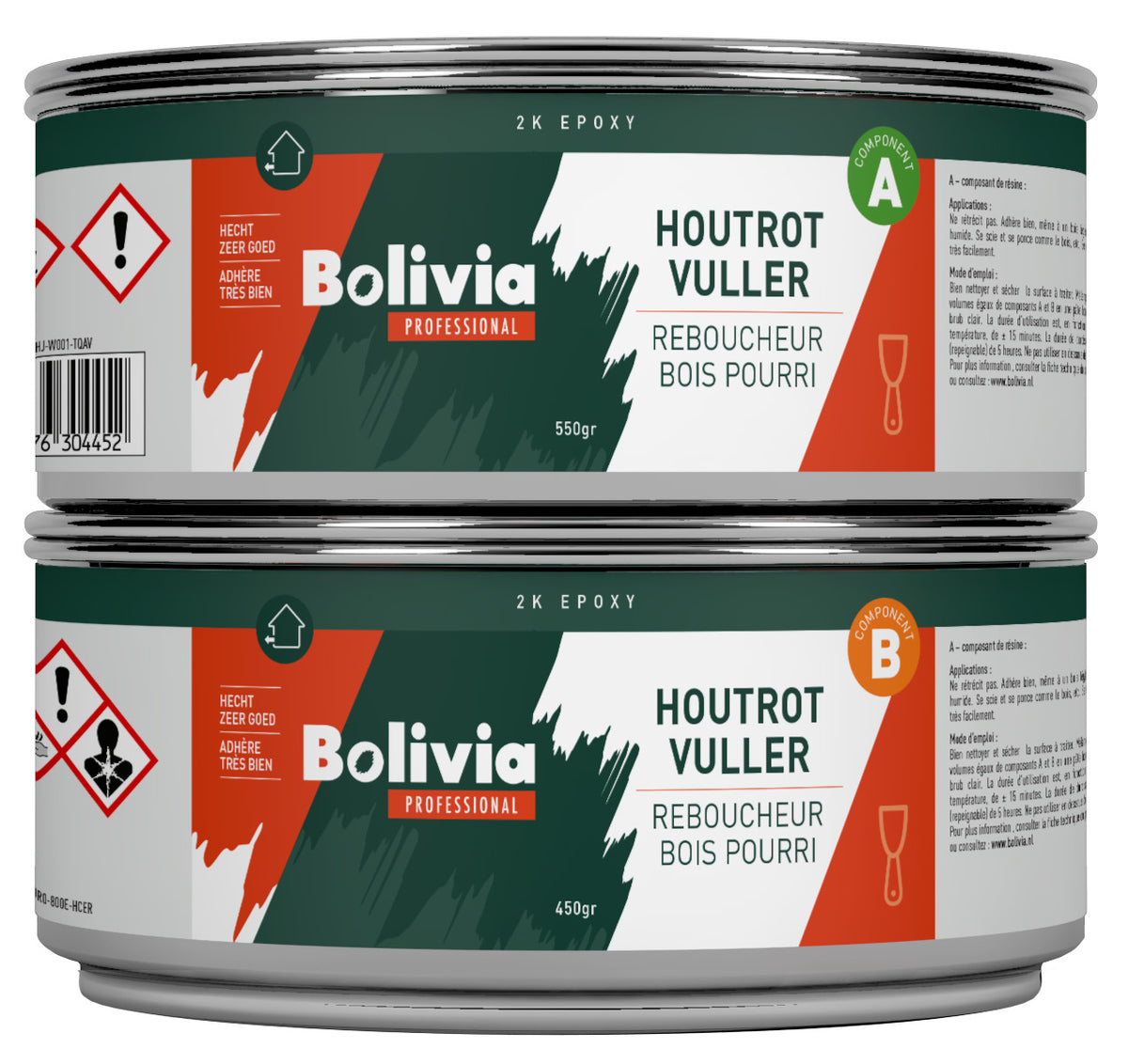 Bolivia Houtrotvuller Epoxy Set 1000 g – EAN 8712576304452