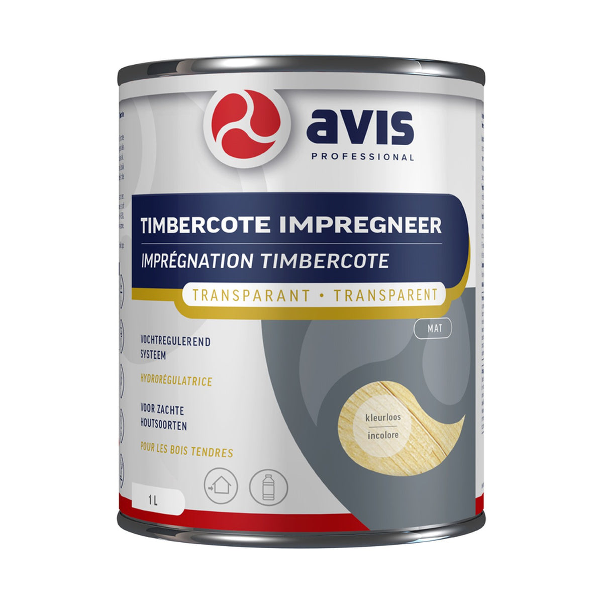 Avis Timbercote Impregneer Kleurloos 1 liter – EAN 8712576305985